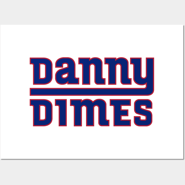 Danny Dimes - White Wall Art by KFig21